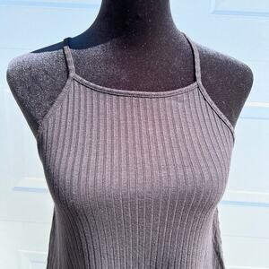 MOA MOA, women's size M, lace up, black, tank top